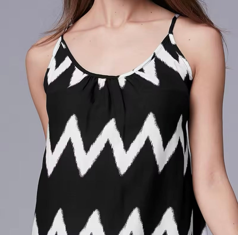 Women’s Loose Ripple Fringe Dress/Beach Coverup