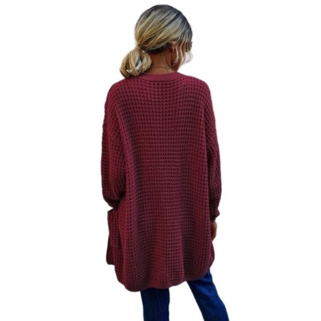 Women's Open Front Knit Cardigan