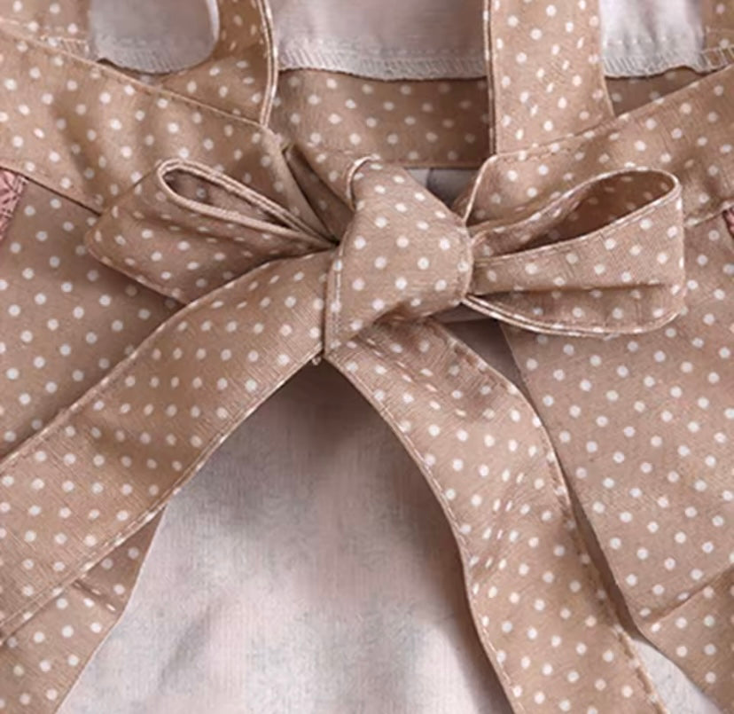 Women’s Floral Apron With Pocket
