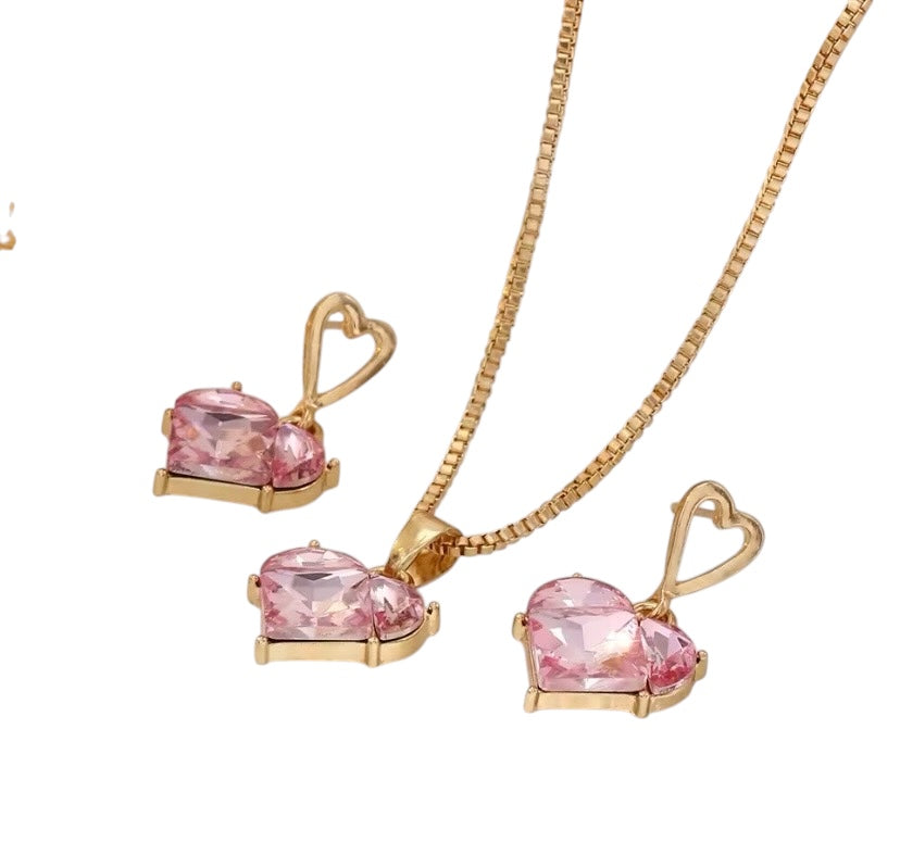 Love Necklace & Earring Set