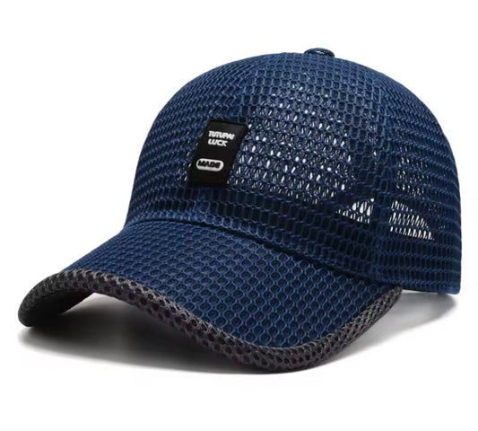 Men's Mesh Breathable Baseball Cap by Northwood - Navy Blue