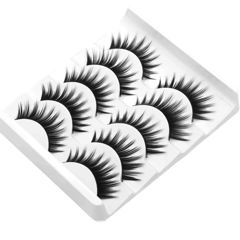 5 Piece Eyelashes Set