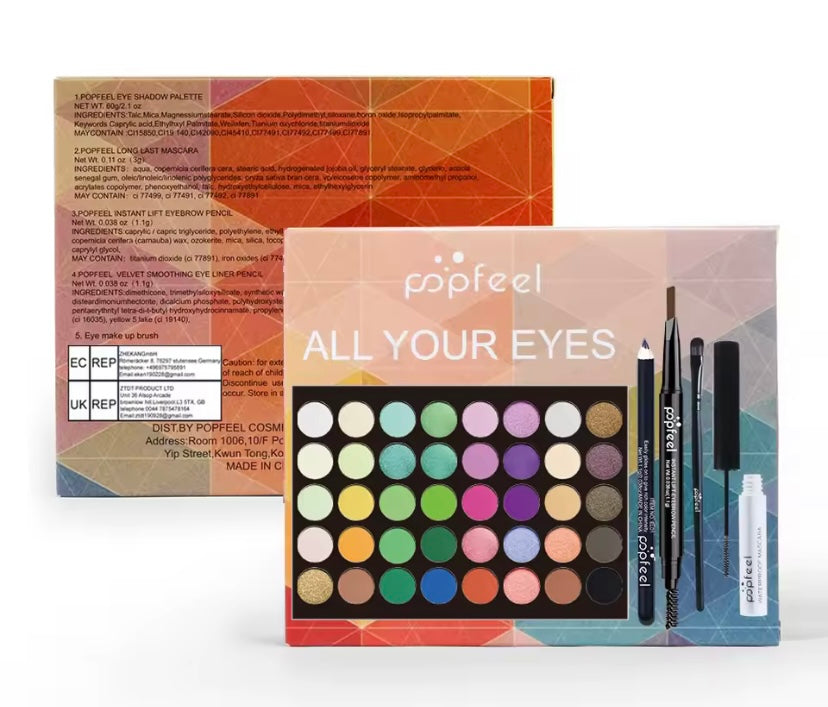 Eye Makeup Set - Colorful Pallet