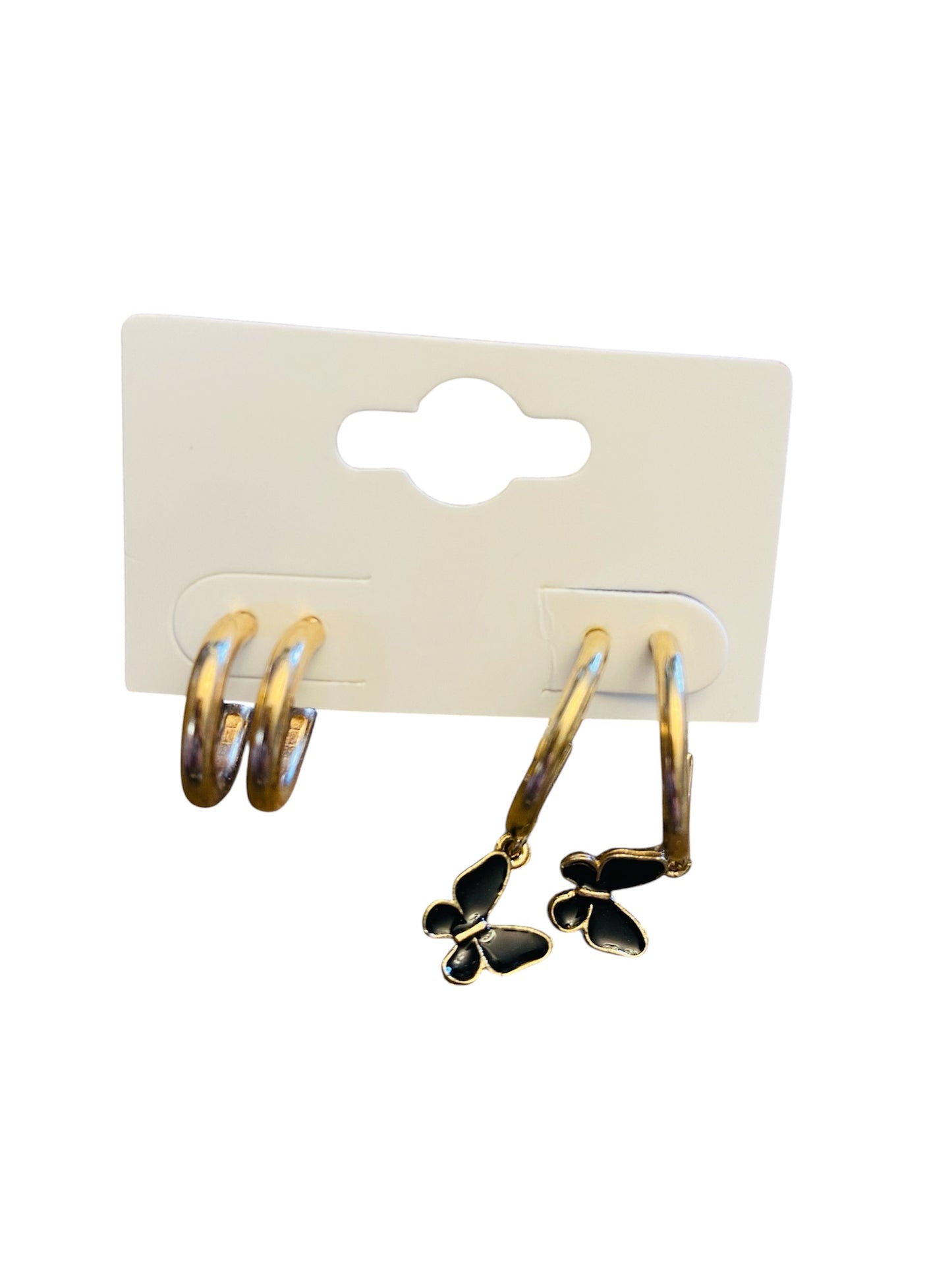 2 Pack - Small Gold Hoop Set