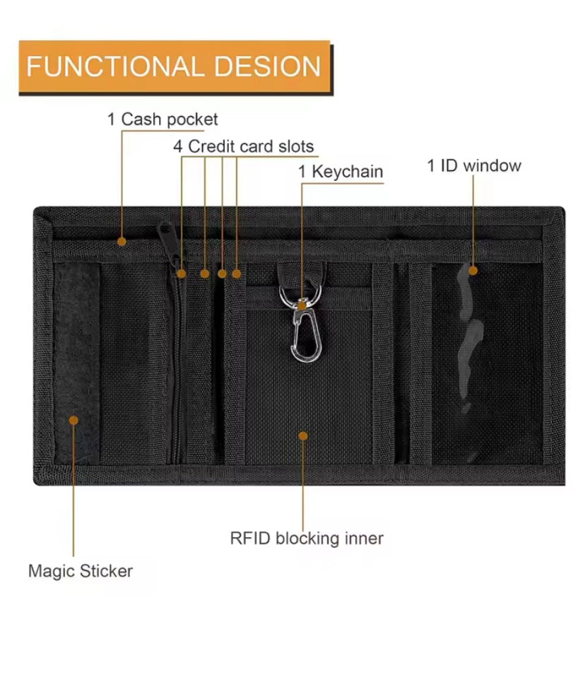 Minecraft Tri-Fold Wallet - Pixelated Green and Brown