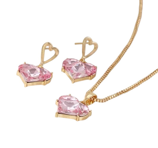 Love Necklace & Earring Set