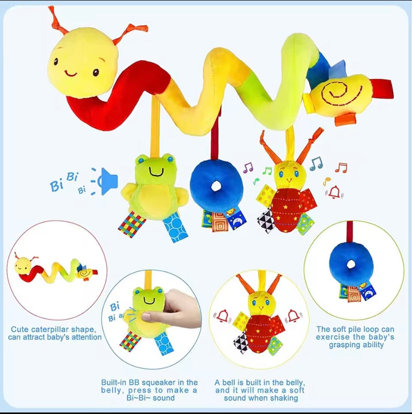 Portable Hanging Activity Rattle Toy For Baby