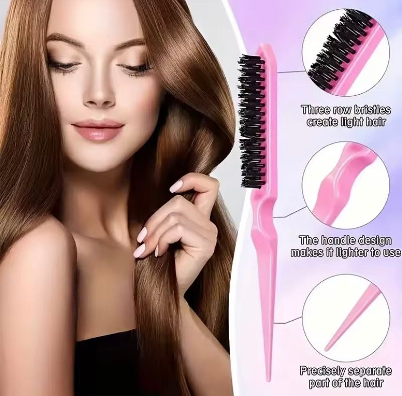6 Pcs Hair Brush Set - Purple