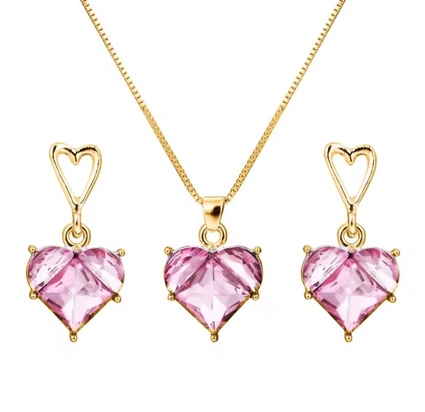 Love Necklace & Earring Set