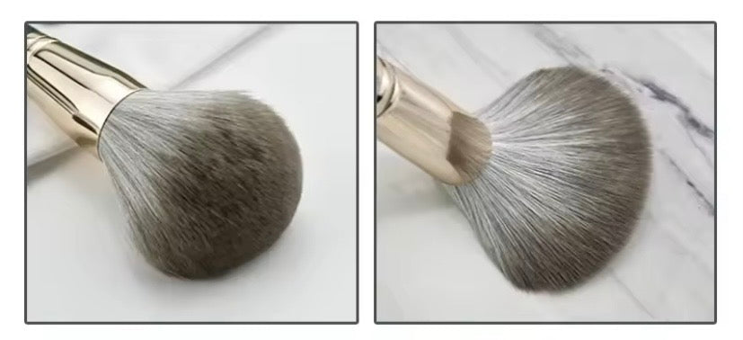 14 Pcs Makeup Brush Set - Green