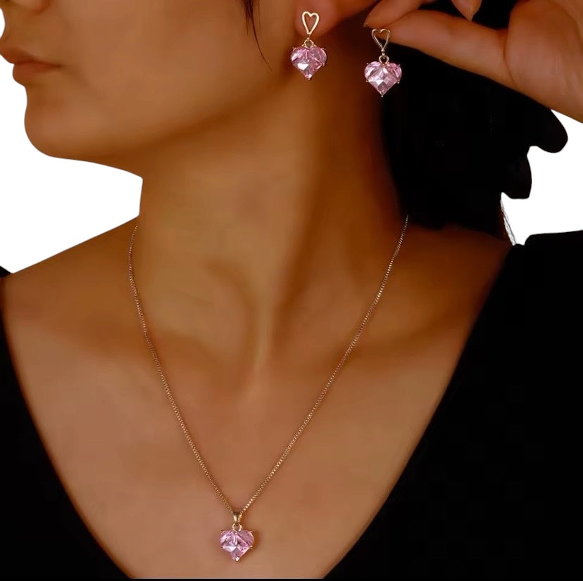 Love Necklace & Earring Set