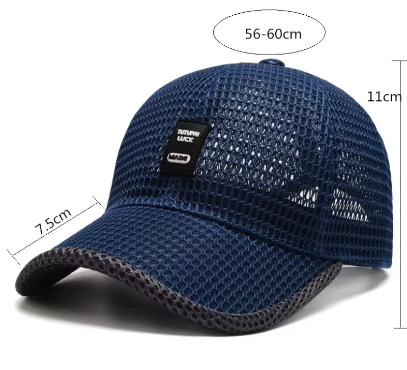 Men's Mesh Breathable Baseball Cap by Northwood - Navy Blue