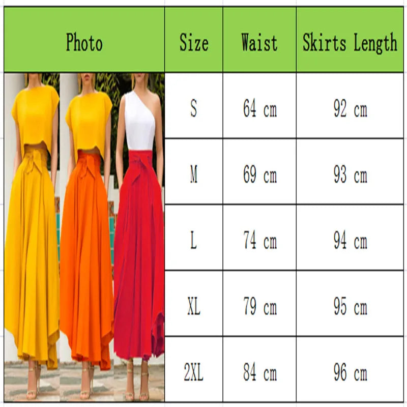 Boho Vintage, Women's Pleated Maxi Skirt, High Waist