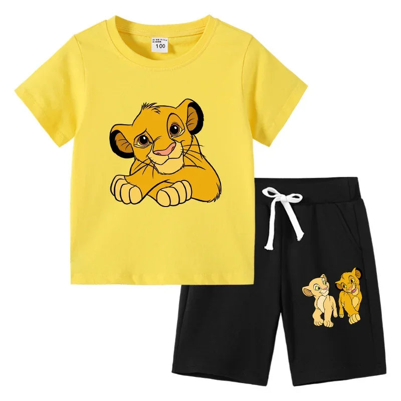 Boys Simba & Nala The Lion King 2-Piece Set T-Shirt & Shorts