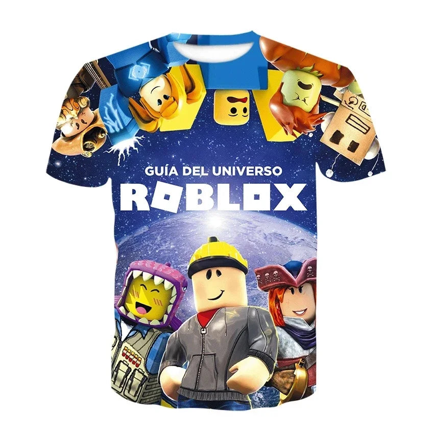 Roblox Game Kid's T-Shirt. Boy's Short Sleeve