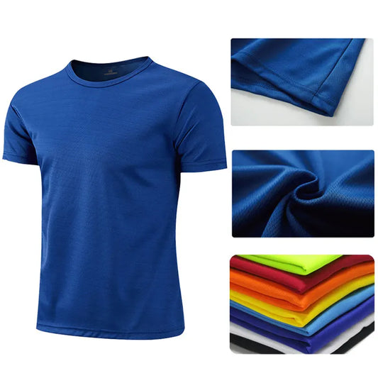 Men Quick Dry Short Sleeve Sport T-Shirt Activewear