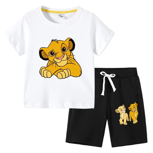 Boys Simba & Nala The Lion King 2-Piece Set T-Shirt & Shorts