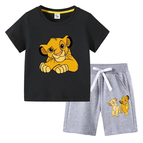 Boys Simba & Nala The Lion King 2-Piece Set T-Shirt & Shorts