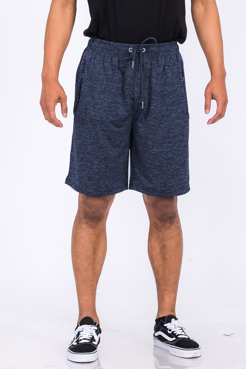 Men's Marbled Light Weight Active Shorts Drawstring