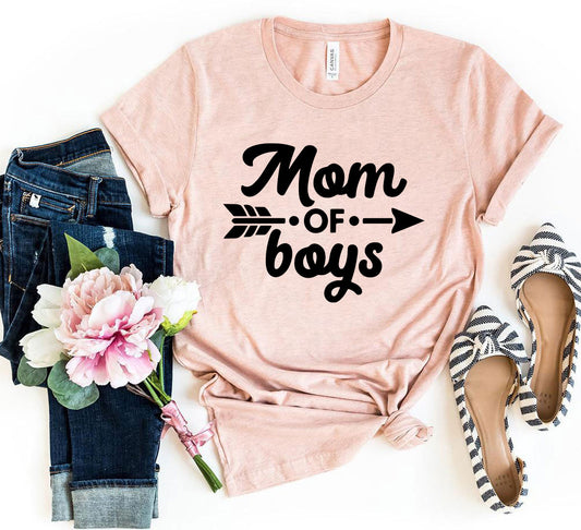 Women's "Mom Of Boys" T-Shirt