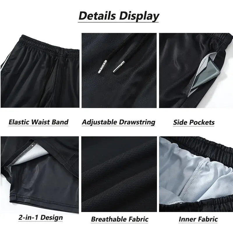 Men's 2 in-1 Compression Shorts Activewear